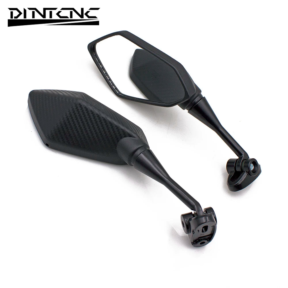 DINTCNC Universal for 30mm-45mm Mounting Hole Spacing Motorcycle Rearview Mirror To Adjust The Angle At Will Moto Mirrors Accessories