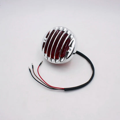 DINTCNC Universal for 4.75cm Mounting Hole Distance Motorcycle Modified Rear Tail Signal Lamp Brake Stop Red Indicator