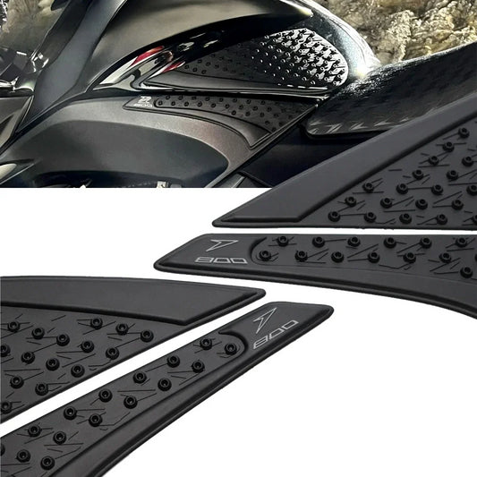 DINTCNC For Z 800 2013-2016 Motorcycle Tank Pad Protector Decal Gas Knee Grip Traction Pad Side Rubber Sticker Z800 2015 2014