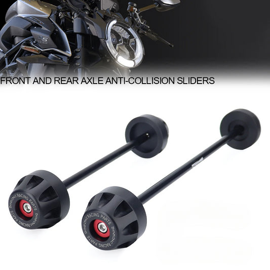 DINTCNC For Brutale 1000RS 2021-2023 Motorcycle Front Rear Wheel Axle Brutale1000 RS 2022 Protector Slider Accessories