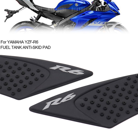 DINTCNC Tank Traction Pads For YZF-R6 2006-2020 Motorcycle Gas Knee Grip Protector Anti Slip Sticker Fuel R6 2021 YZFR6 2018 2017