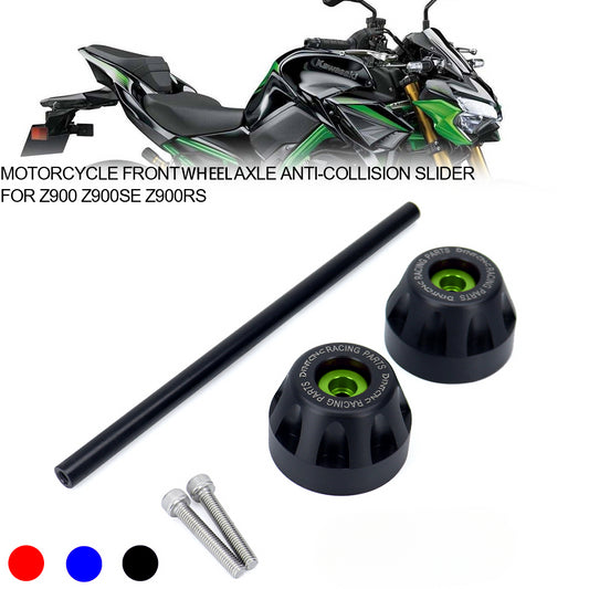 DINTCNC For Z900 Z900SE Z900RS 2017-2023 2022 SE RS Motorcycle Front Wheel Protect Slider Anti-Fall Axle Protector Accessories