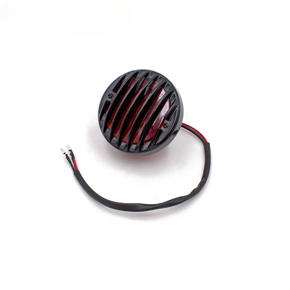 DINTCNC Universal for 4.75cm Mounting Hole Distance Motorcycle Modified Rear Tail Signal Lamp Brake Stop Red Indicator