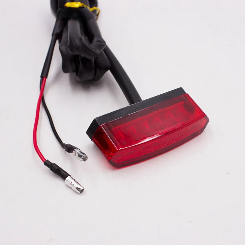 DINTCNC Universal LED Tail Light Mini Red Indicator Modified Motorcycle Brake Tail Light LED Plastic Light Housing Equipment Parts