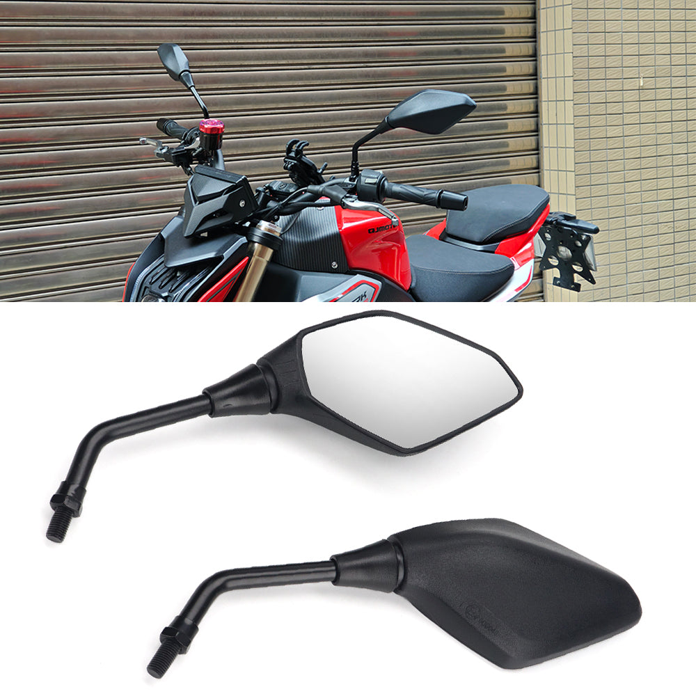 DINTCNC Universal for M10 for GSR 600 750 SV400 SV650 Motorcycle Special Shaped Rearview Mirror Wide Field of View Moto Parts