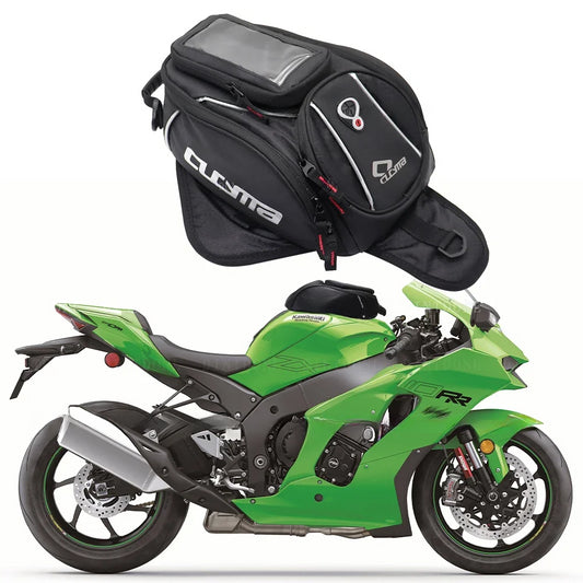 DINTCNC For NINJA ZX10R ZX6R ZX 10R 6R ZX10RR KRT SE 636 RR Fuel Tank Bag Mobile Phone Navigation Luggage Water Proof Backpack