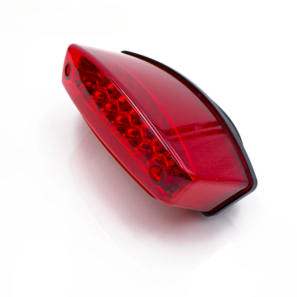 DINTCNC Universal for 104-115mm for Mounting Hole Distance Motorcycle License Plate LED Rear Brake Lamp